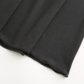 Ladies can customize Rpet knitted dresses recyclable polyester swing skirt with elastic pleats at the waist